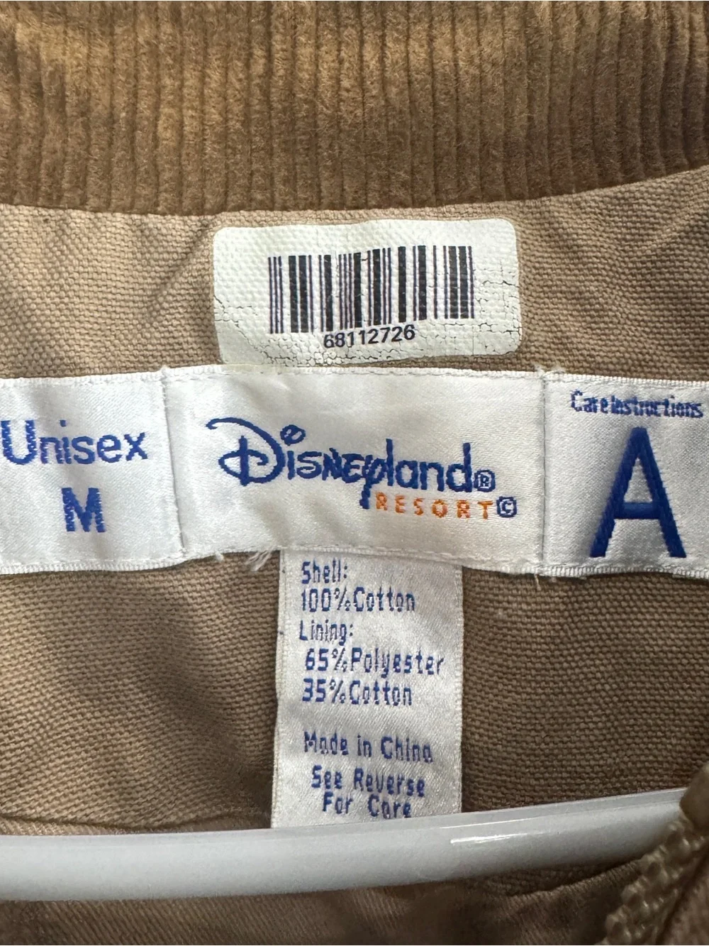 Disneyland Resort Vintage Coat Jacket Size Medium - Picture 4 of 9